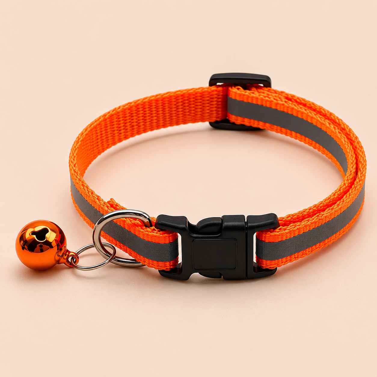 Collier chat réfléchissant