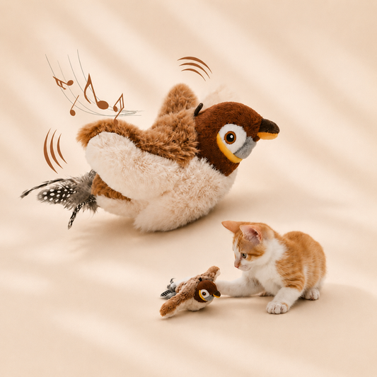 Jouet peluche pour chat