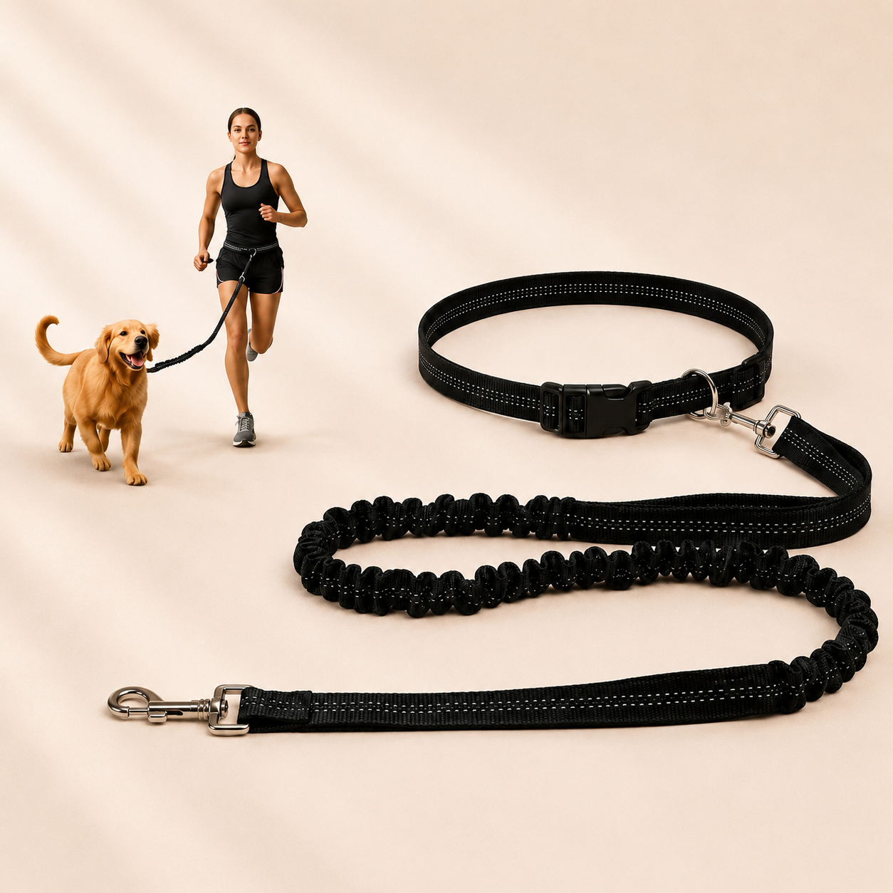 Laisse chien mains libres