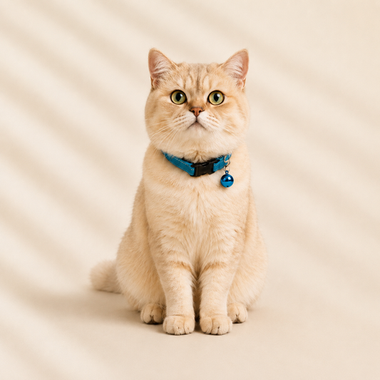Collier chat réfléchissant