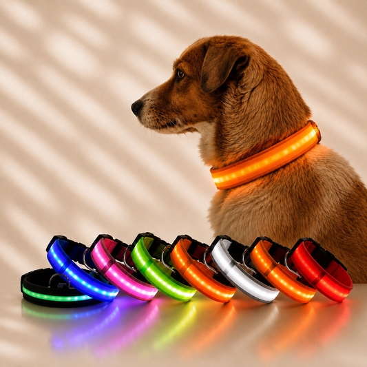 Collier lumineux chien