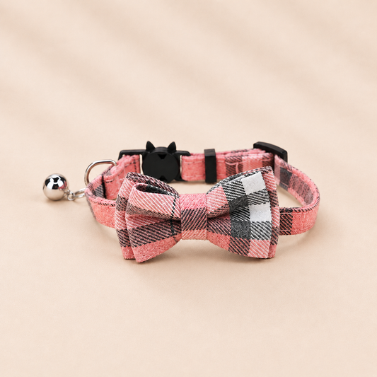 Collier chat nœud papillon