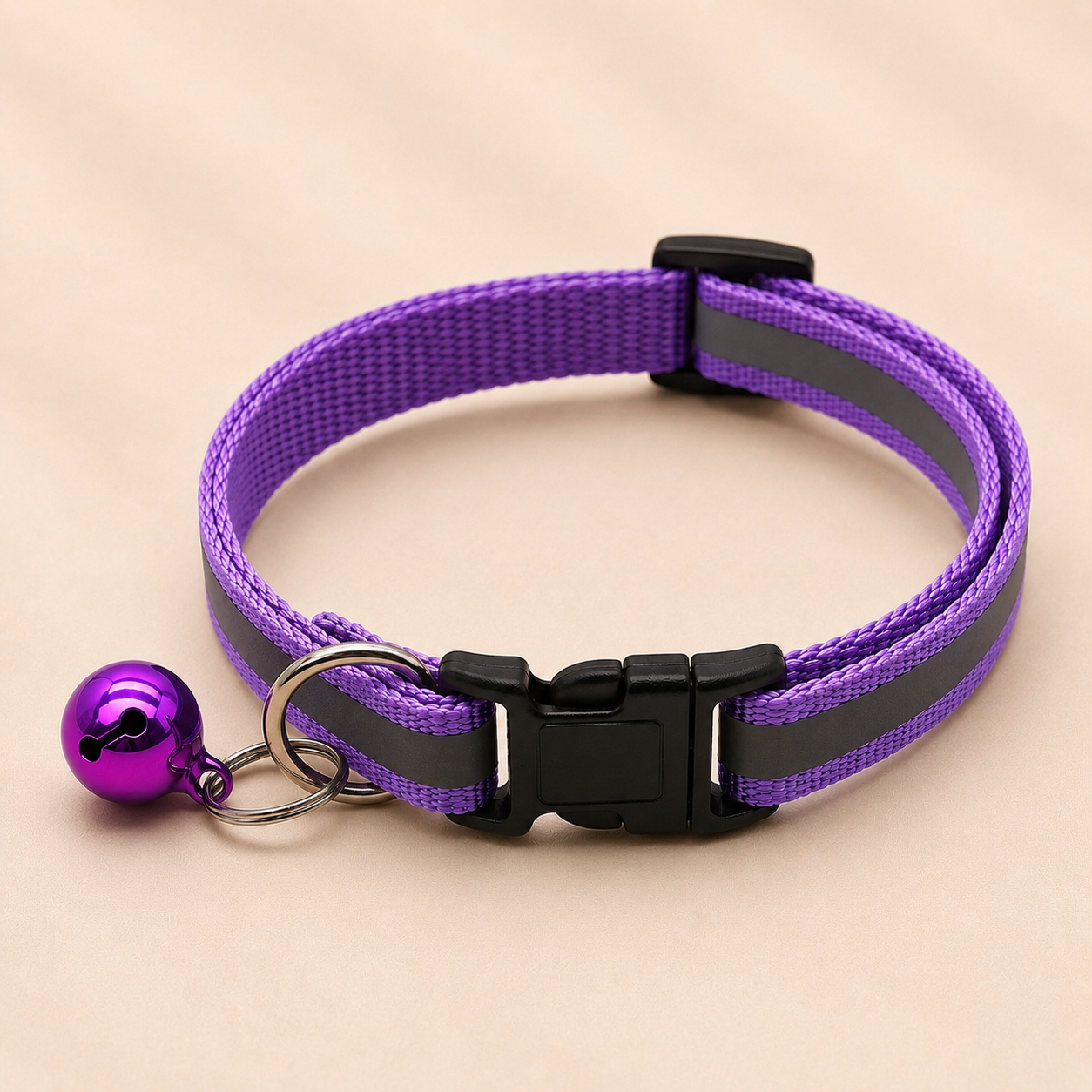 Collier chat réfléchissant
